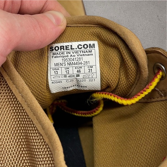 Sorel Caribou Chukka Waterproof Suede Boots Shoes - Picture 9 of 10